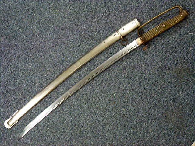 Very Old Samurai Sword in Officer Kyu-Gunto Mounts — image 9