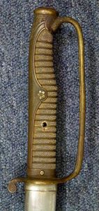 Very Old Samurai Sword in Officer Kyu-Gunto Mounts