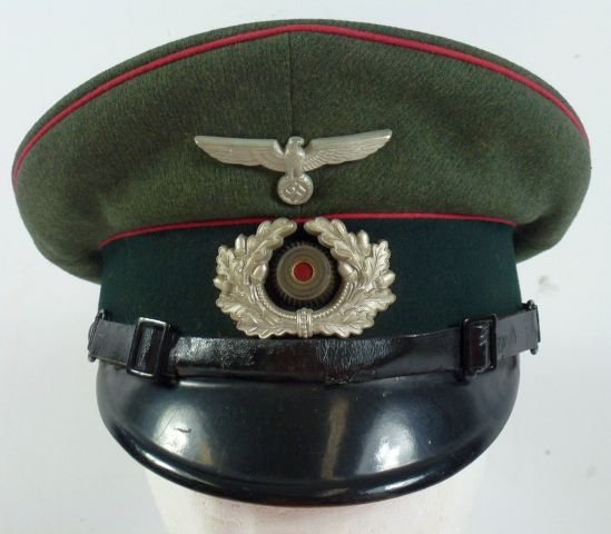 Named 1938 Dated Army Panzer EM/NCO Visor Cap — image 2