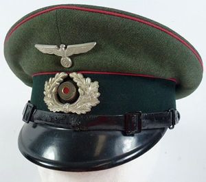 Named 1938 Dated Army Panzer EM/NCO Visor Cap
