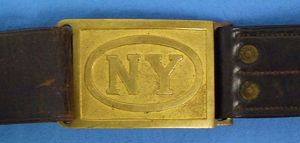 New York State Model 1874 Belt and Belt Plate
