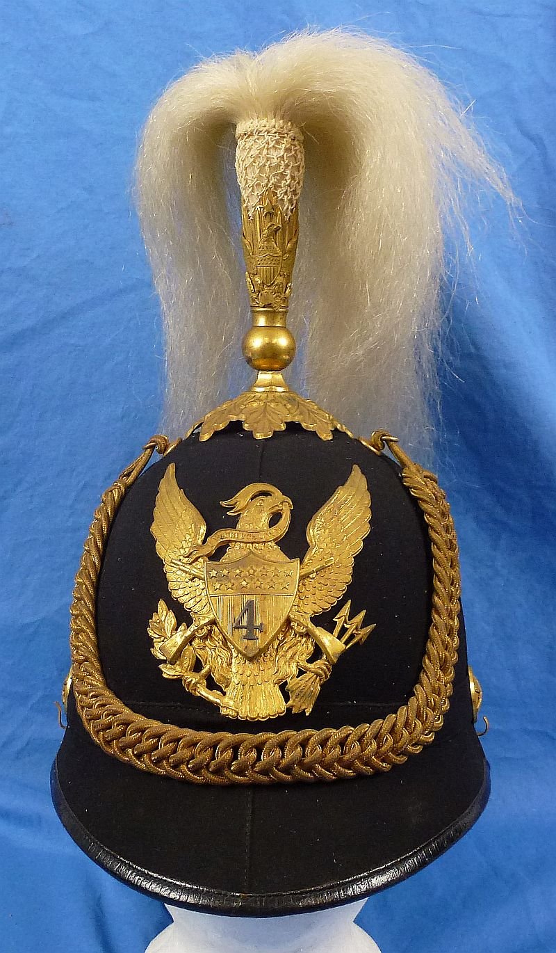 Model 1881 U.S. Army 4th Infantry Regiment Officer Dress Helmet — image 2
