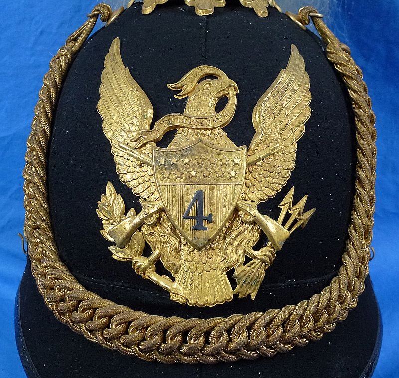 Model 1881 U.S. Army 4th Infantry Regiment Officer Dress Helmet — image 3