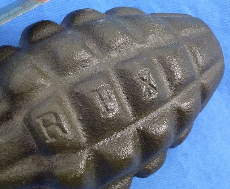 MK II Hand Grenade Marked 'RFX' — image 3