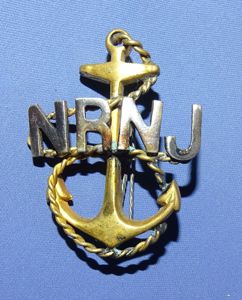 Naval Reserve New Jersey NRNJ Hat Badge