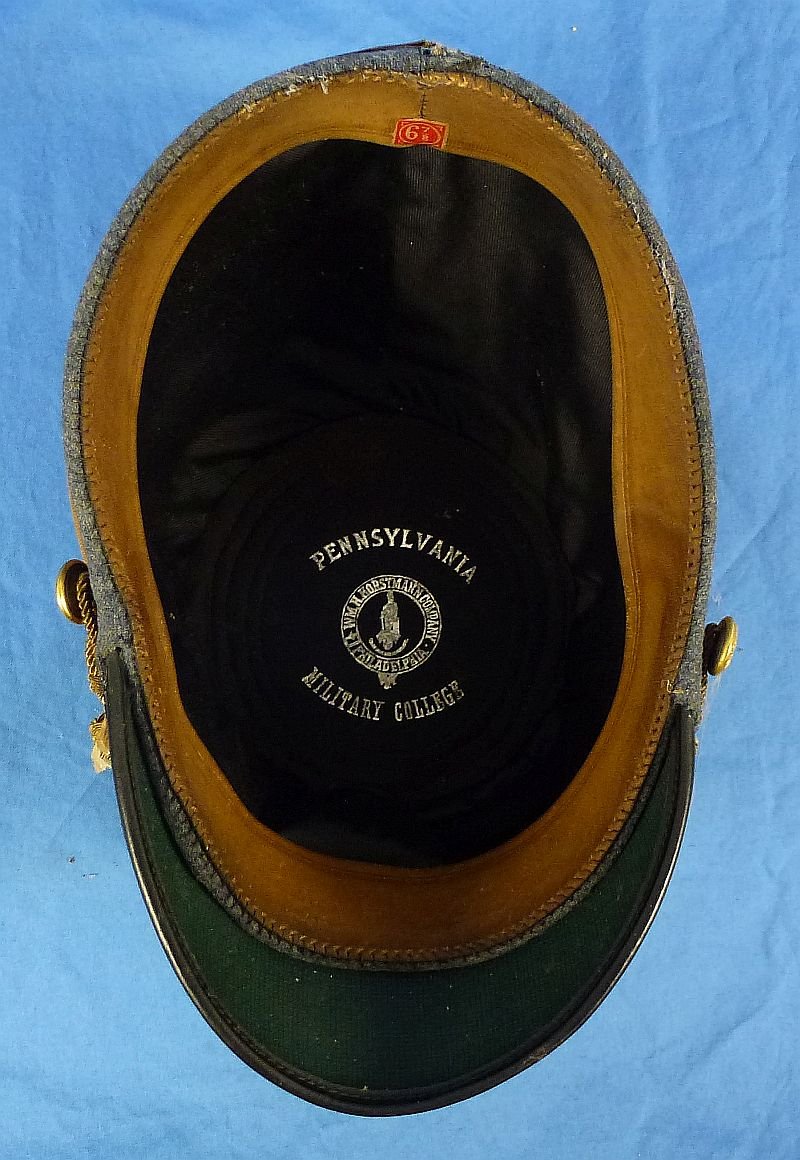 Identified 1926 Pennsylvania Military College Boxed Kepi and Photograph — image 10