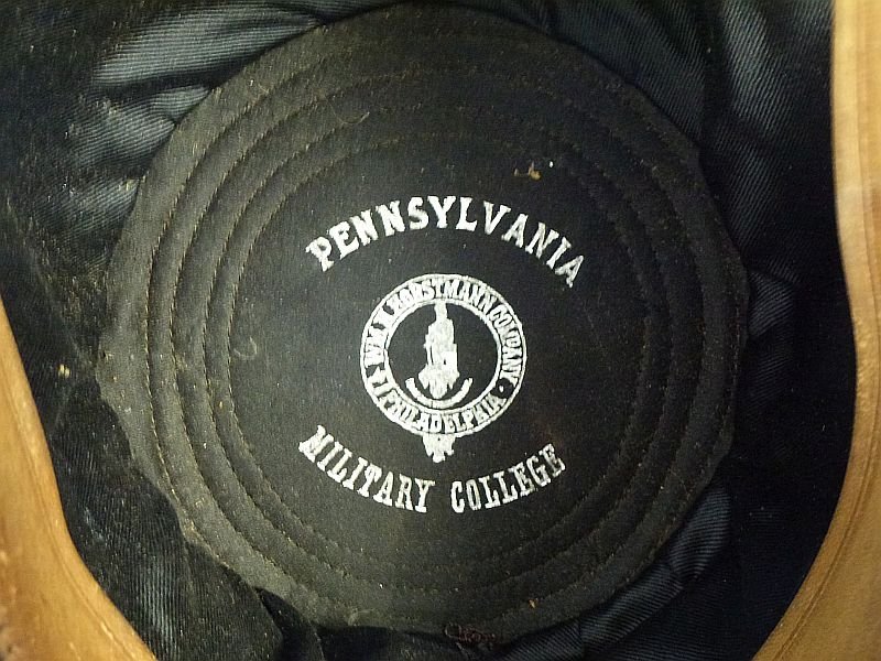 Identified 1926 Pennsylvania Military College Boxed Kepi and Photograph — image 11
