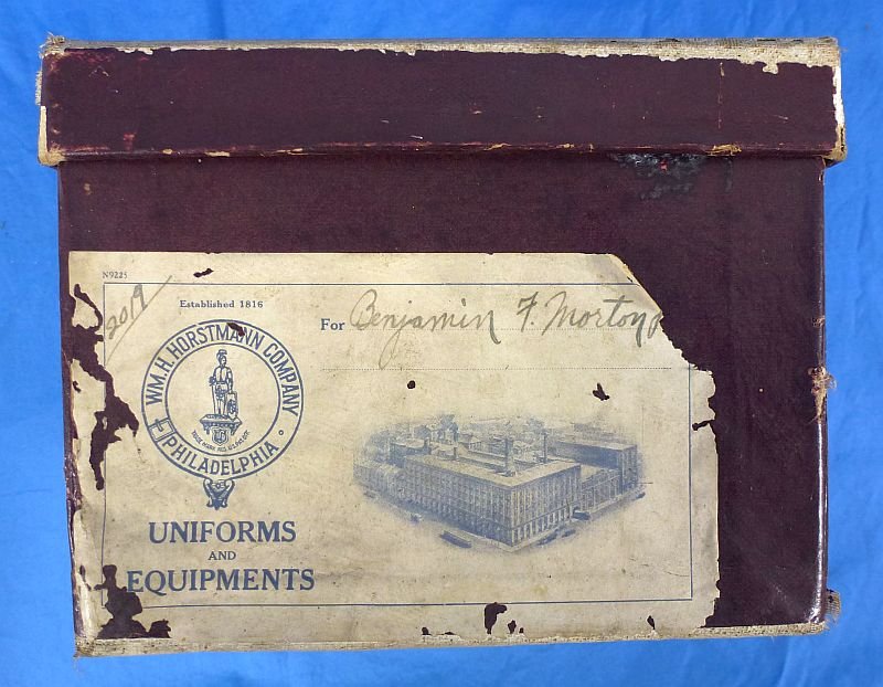 Identified 1926 Pennsylvania Military College Boxed Kepi and Photograph — image 12