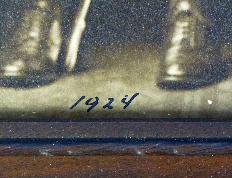 Identified 1926 Pennsylvania Military College Boxed Kepi and Photograph — image 14