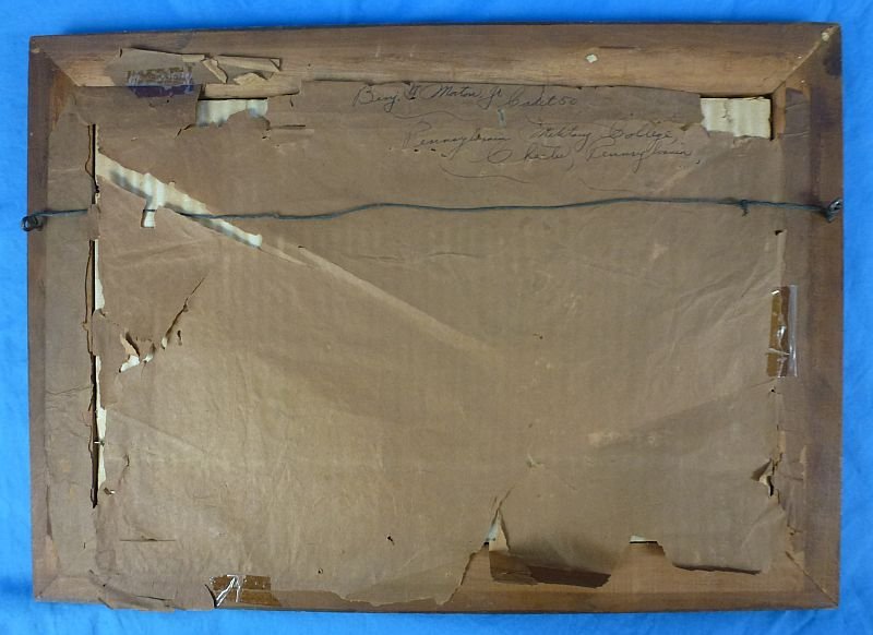 Identified 1926 Pennsylvania Military College Boxed Kepi and Photograph — image 15