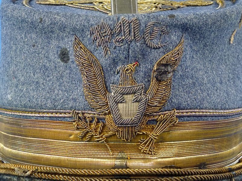 Identified 1926 Pennsylvania Military College Boxed Kepi and Photograph — image 3