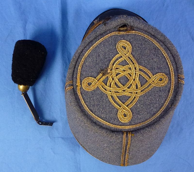 Identified 1926 Pennsylvania Military College Boxed Kepi and Photograph — image 9