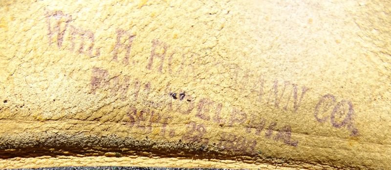 US Army Model 1881 Indian Scout Dress Helmet Dated 1898 — image 2