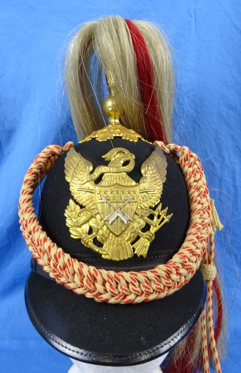 US Army Model 1881 Indian Scout Dress Helmet Dated 1898 — image 3