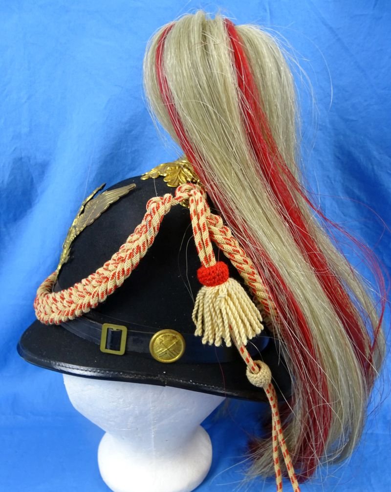 US Army Model 1881 Indian Scout Dress Helmet Dated 1898 — image 4