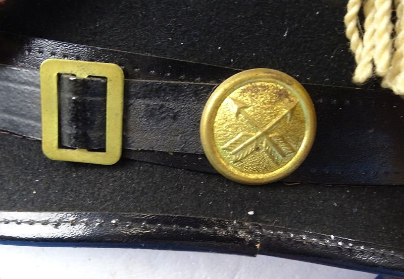 US Army Model 1881 Indian Scout Dress Helmet Dated 1898 — image 5