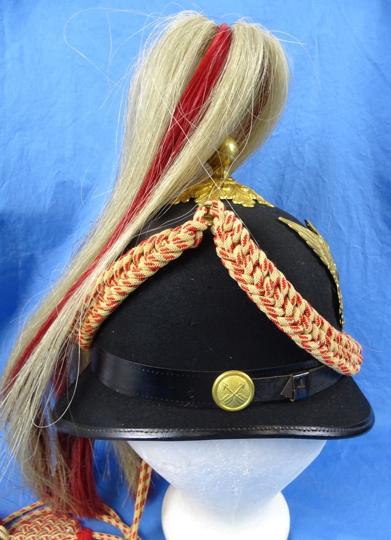 US Army Model 1881 Indian Scout Dress Helmet Dated 1898 — image 7