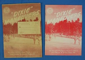 1951 'Dixie' Maneuvers Booklet of the 31st Infantry Division