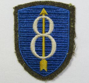 Pre-WWII 8th Infantry Division Patch