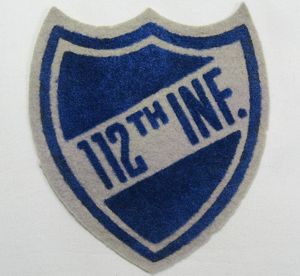 PA NG 112th Infantry Patch