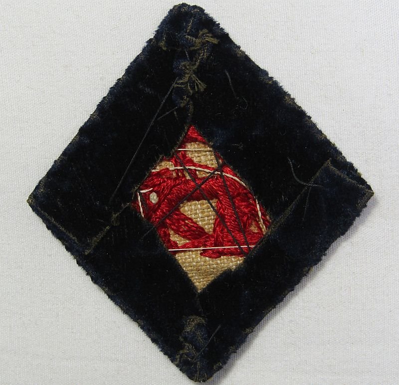 WWI French Made Railhead Patch With Bullion Border — image 2