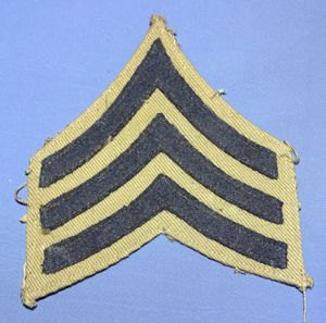 WWI Sergeant Chevron