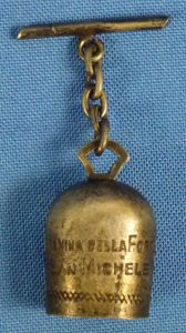WWII 'Capri Bell' Lucky Charm in 800 Silver