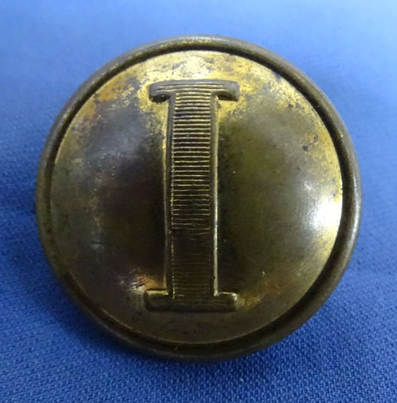 Confederate Block I Button / Superior Quality