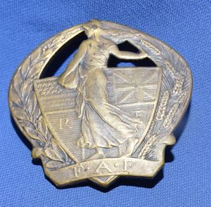 WWI US / France FAF Badge