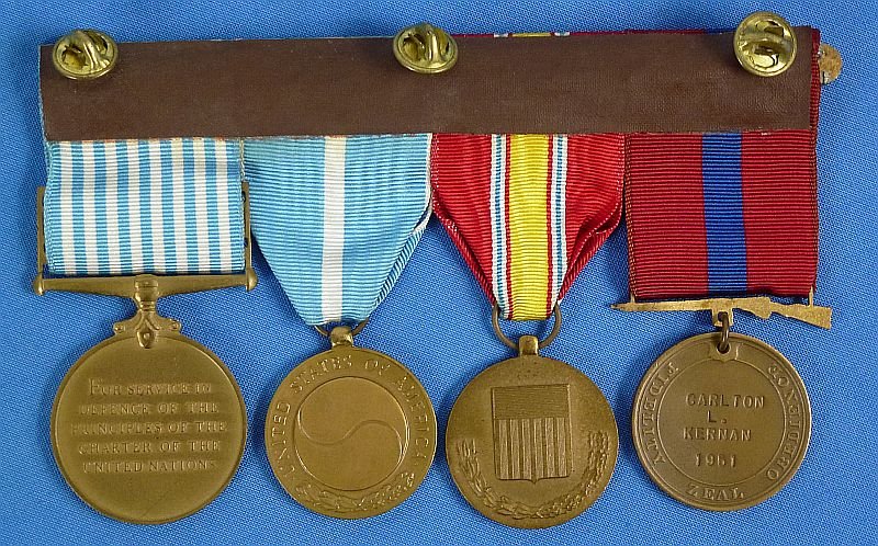 Named Korean War U.S. Marine Corps Medals Bar — image 2