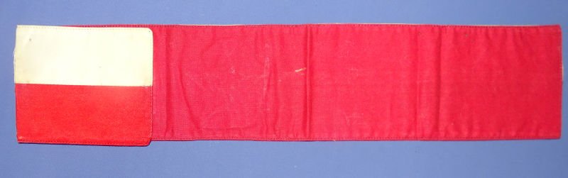 WWI French Made Army Level Headquarters Staff Armband — image 2