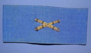 WWI French Made Division Headquarters Artillery Staff Armband