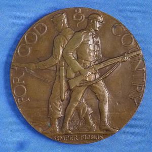 American Legion School Award Bronze Table Medal