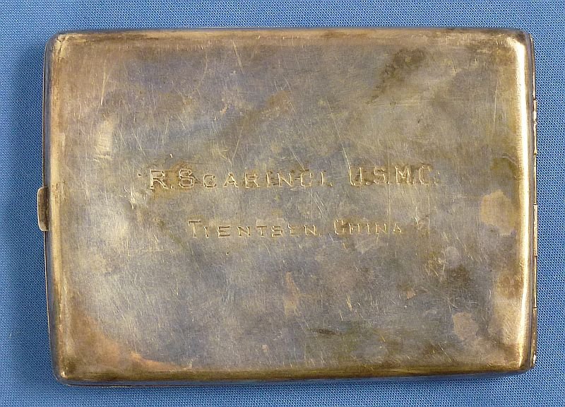 Named China Marine Silver Cigarette Case — image 2
