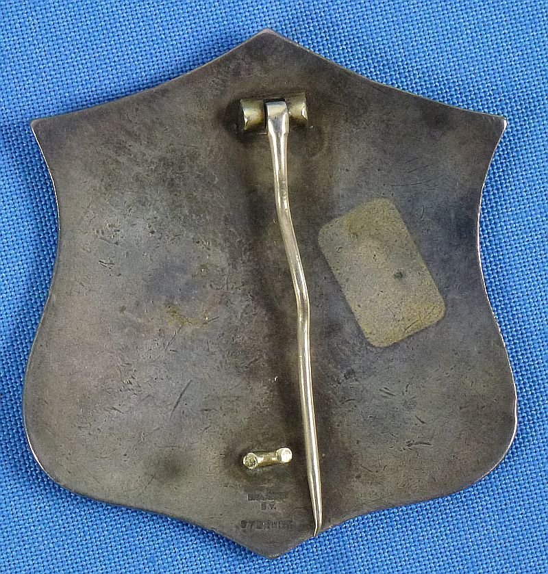 Named 1902 U.S. Army Signal Corps 'Excellence in Signals' Second Prize Silver Badge — image 4