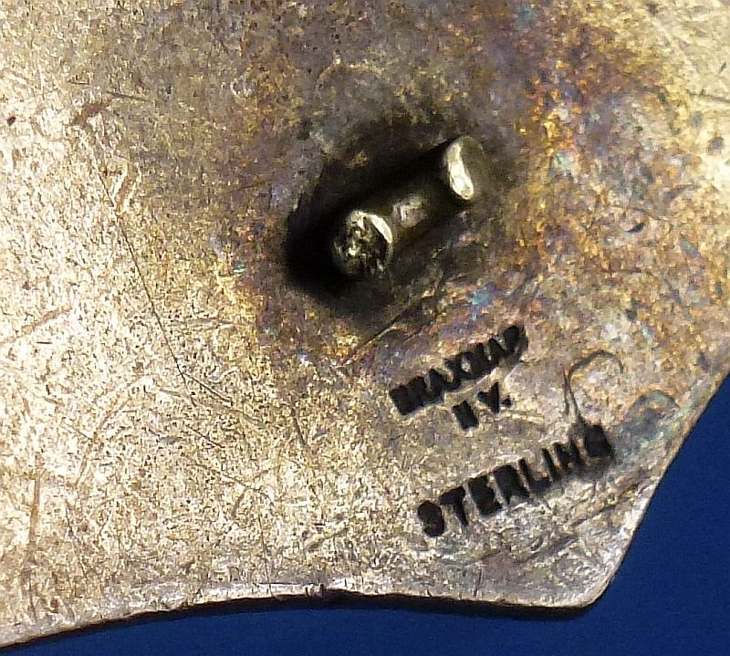 Named 1902 U.S. Army Signal Corps 'Excellence in Signals' Second Prize Silver Badge — image 5