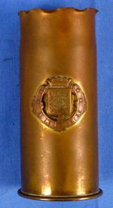 WWI 'Amiens' Trench Art Shell Casing