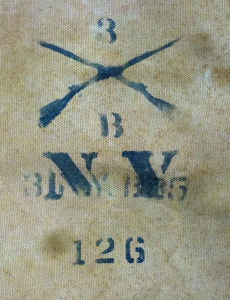 1885 Dated Spanish American War Model 1878 New York National Guard Haversack — image 2