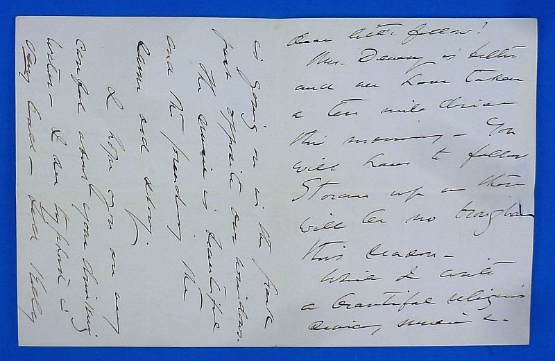 Handwritten Letter of Admiral of the Navy George Dewey — image 2