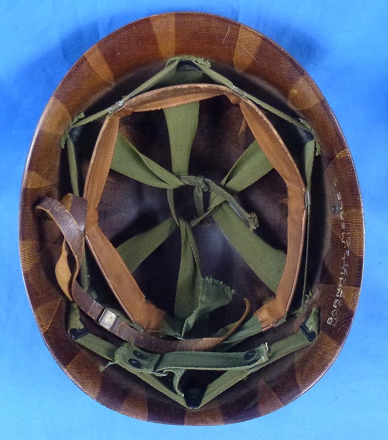 Named 159th Transportation Battalion Staff Sergeant Parade M1 Helmet Liner — image 8