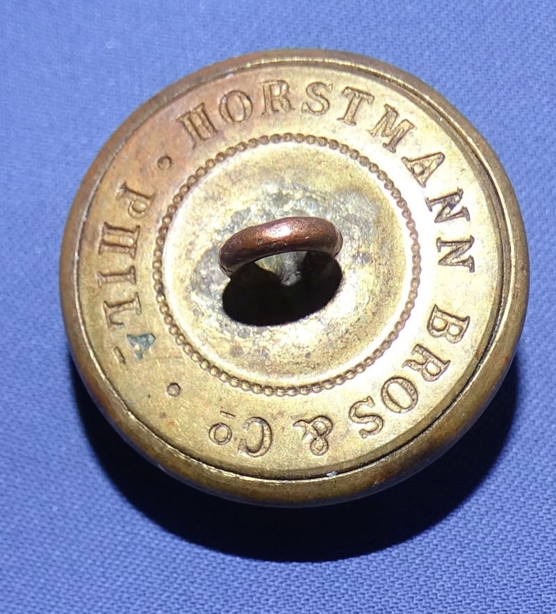 Post Civil War Virginia Staff Button Horstman Bros & Co Phila — image 2