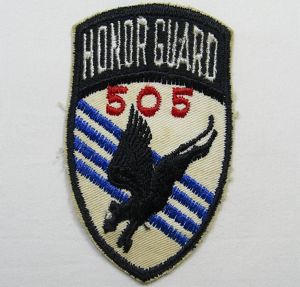 505th Airborne Honor Guard Patch