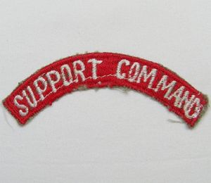 Theater Made 8th Army Support Command Tab