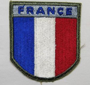 WWII France War Aid Patch