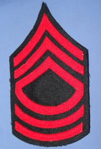 1902 Artillery Sergeant Chevron