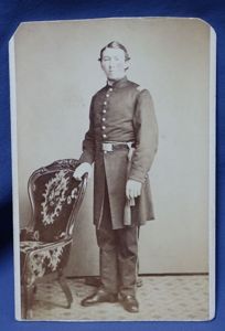 Civil War CDV Standing Officer – Phila