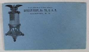 GAR Sprout Post No. 76 Envelope