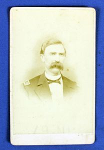 CDV of a U.S. Navy Officer Taken in Hong Kong