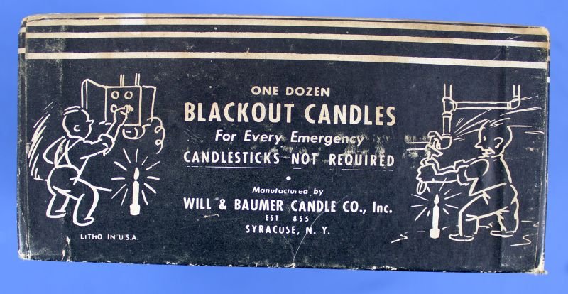 Boxed WWII Blackout Candles — image 3