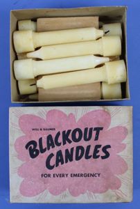 Boxed WWII Blackout Candles